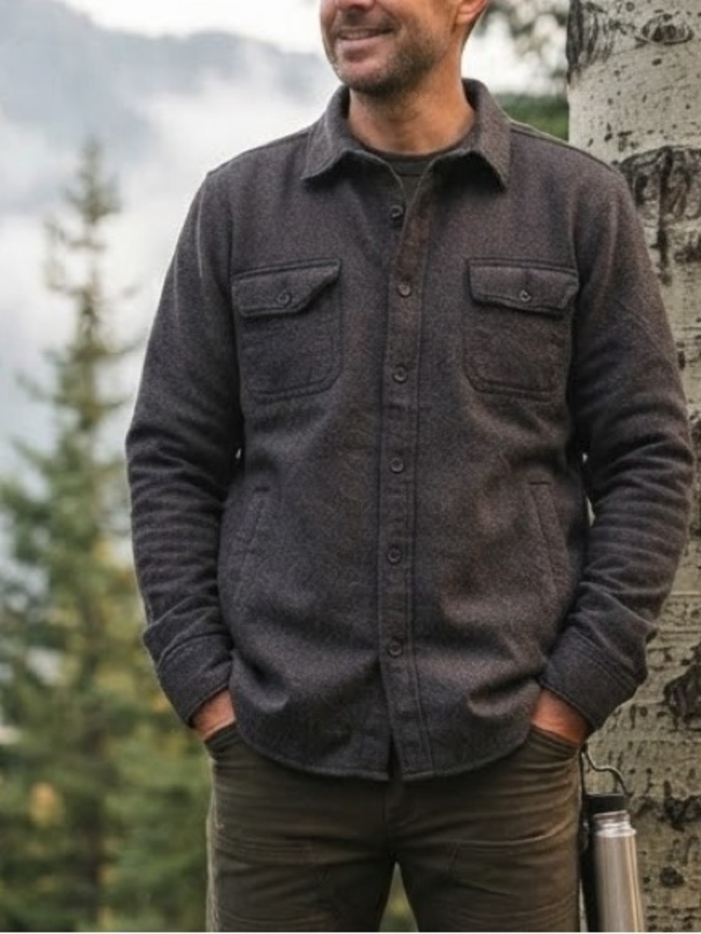 Grayers Cold Weather Rated Heavyweight Button Down Shirt L Gorpecore Outdoors